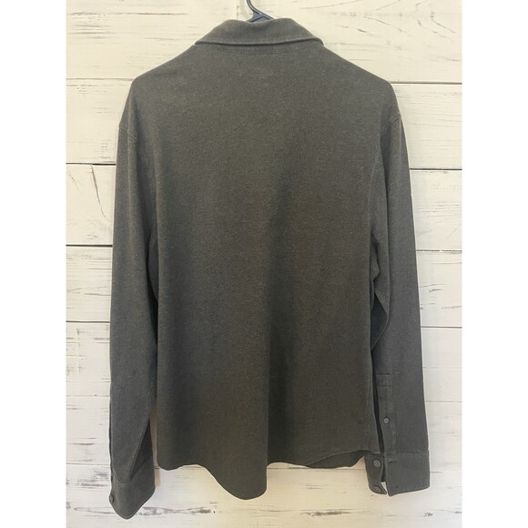 Banana Republic Men's Gray Long Sleeve SIZE MEDIUM button Down Shirt - Picture 5 of 5